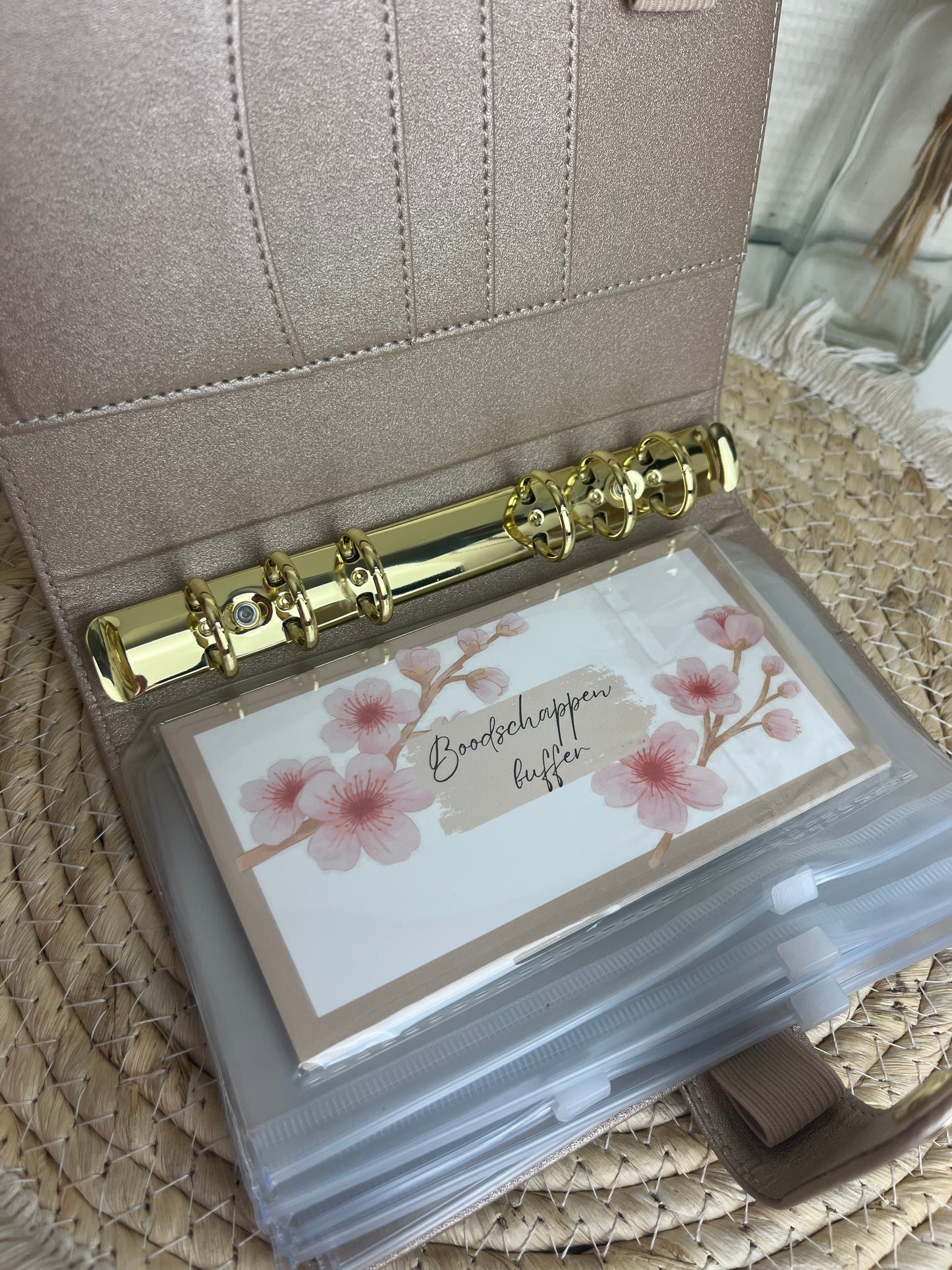 Boodschappen binder metallic A6