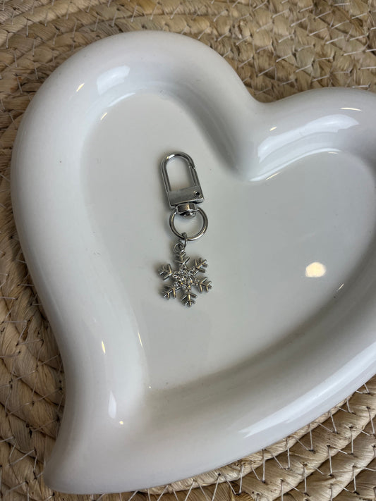 Hanger winter ster zilver