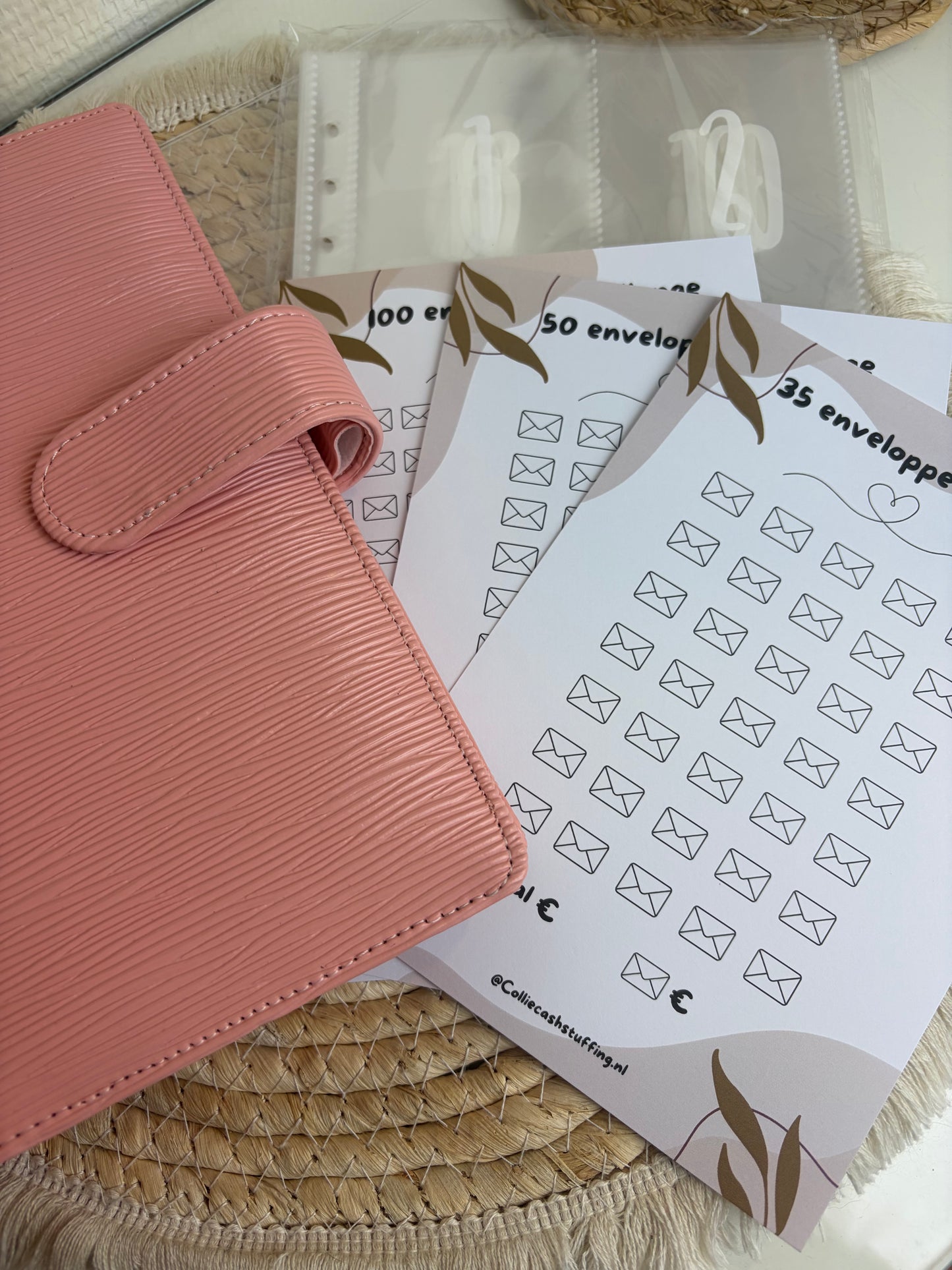 Luxe 100 enveloppe set saffiano