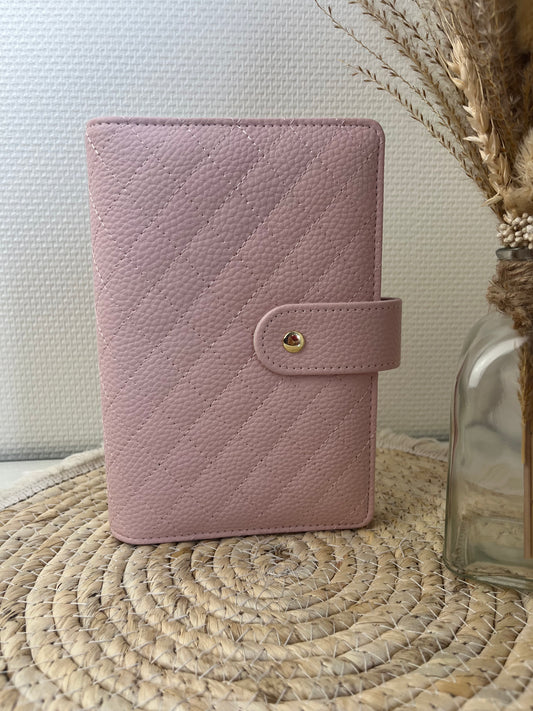 Luxe pebble binder zacht roze