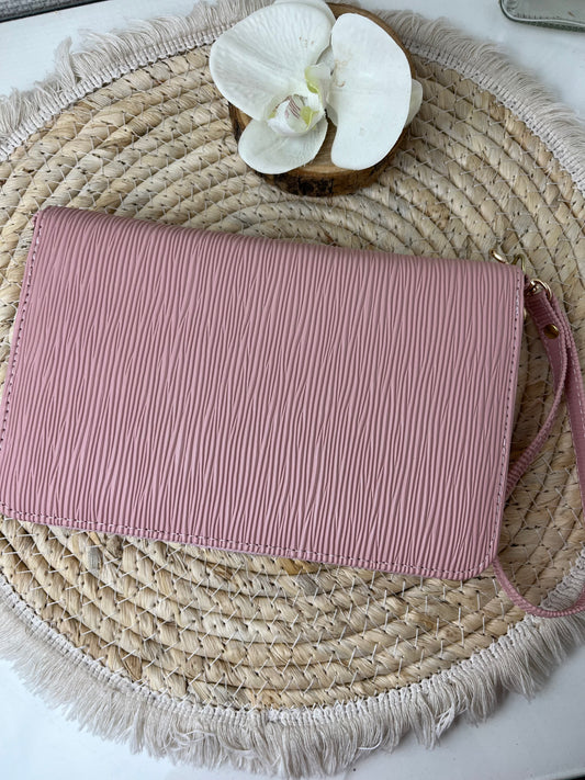 A6 portemonnee binder roze