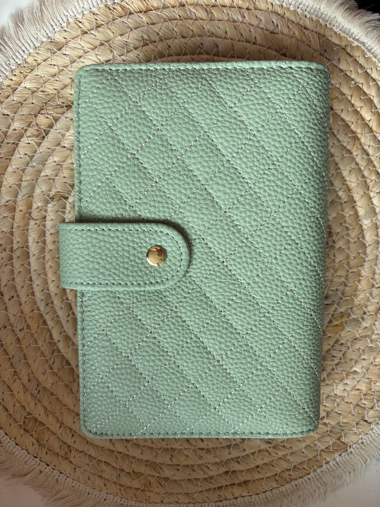 Luxe pebble binder sage A6