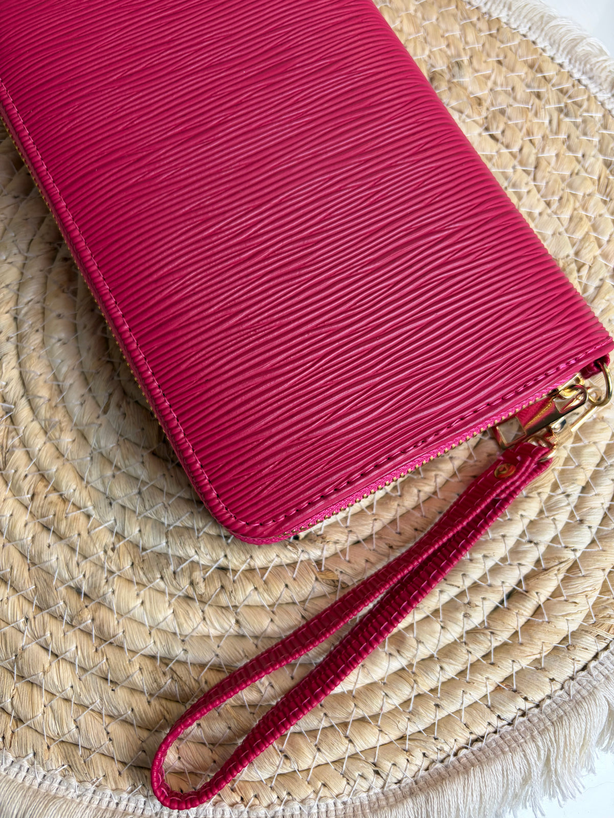 A6 portemonnee binder fuchsia