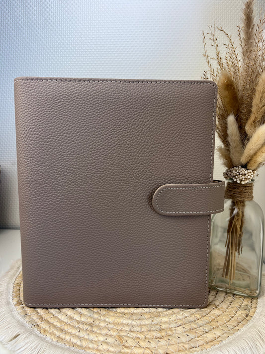 A5 Elegance binder taupe