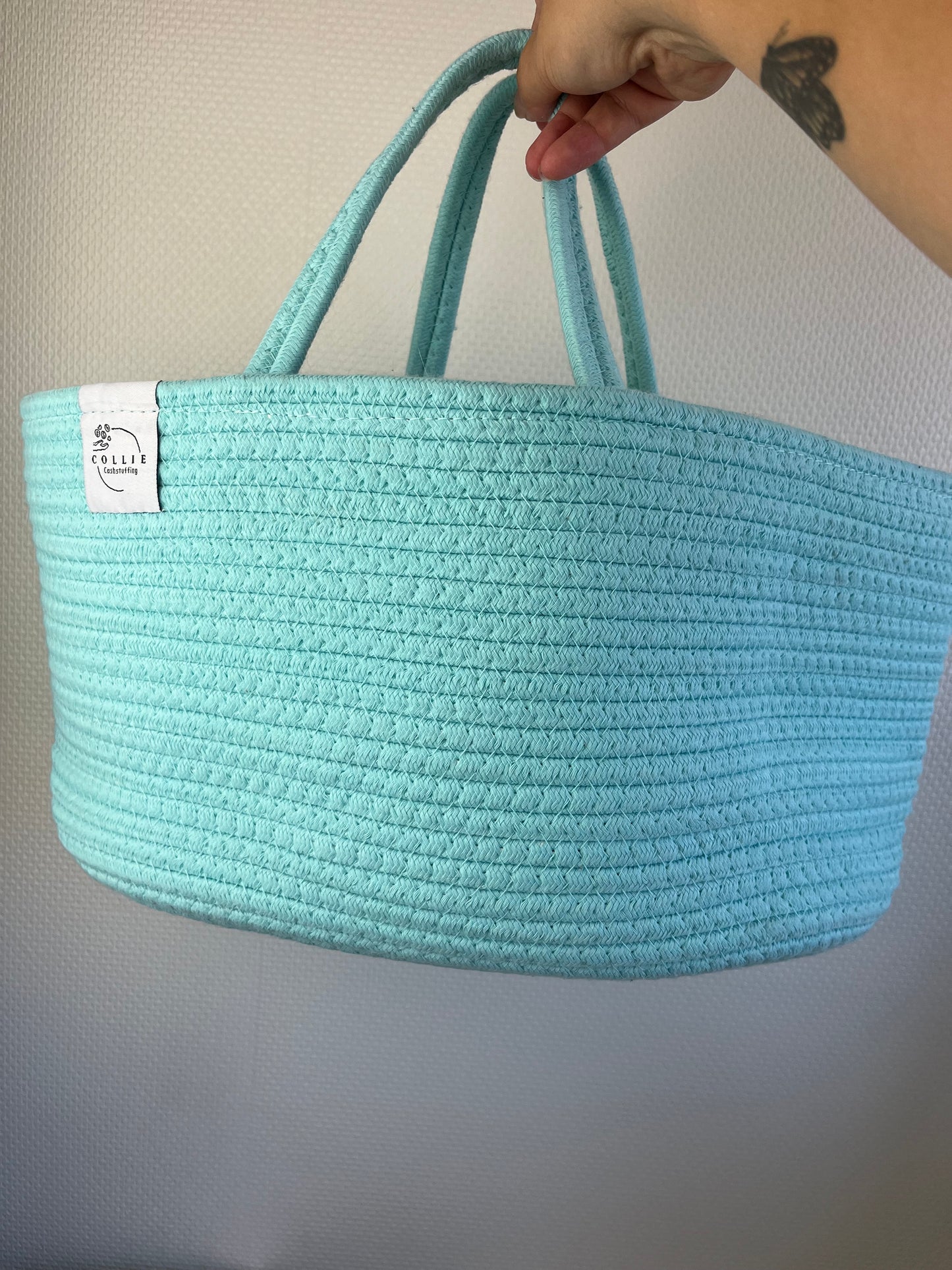 Budget basket/mand blauw