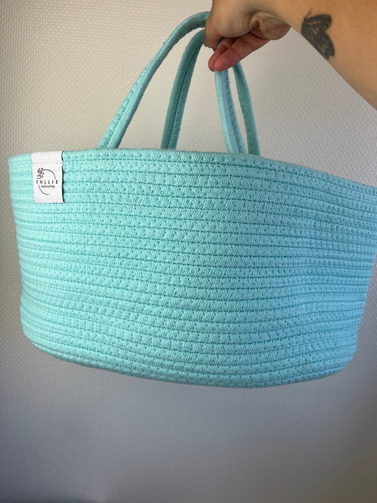 Budget basket/mand blauw