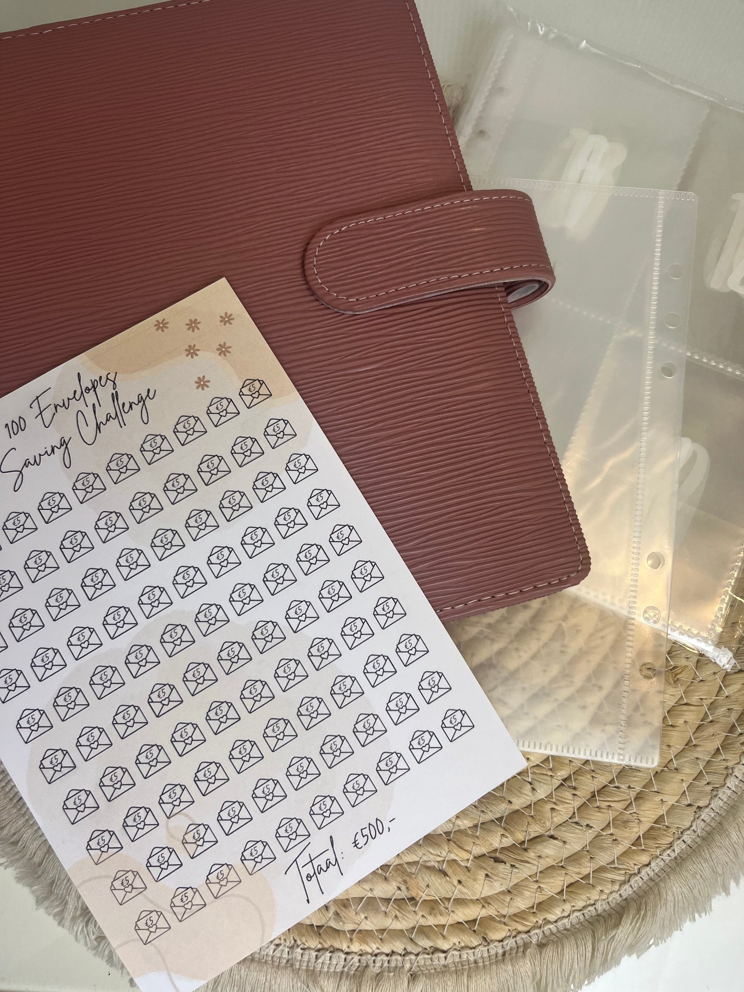 Luxe 100 enveloppe set saffiano