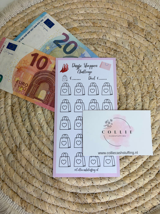 Shopping challenge zelf te bepalen bedrag