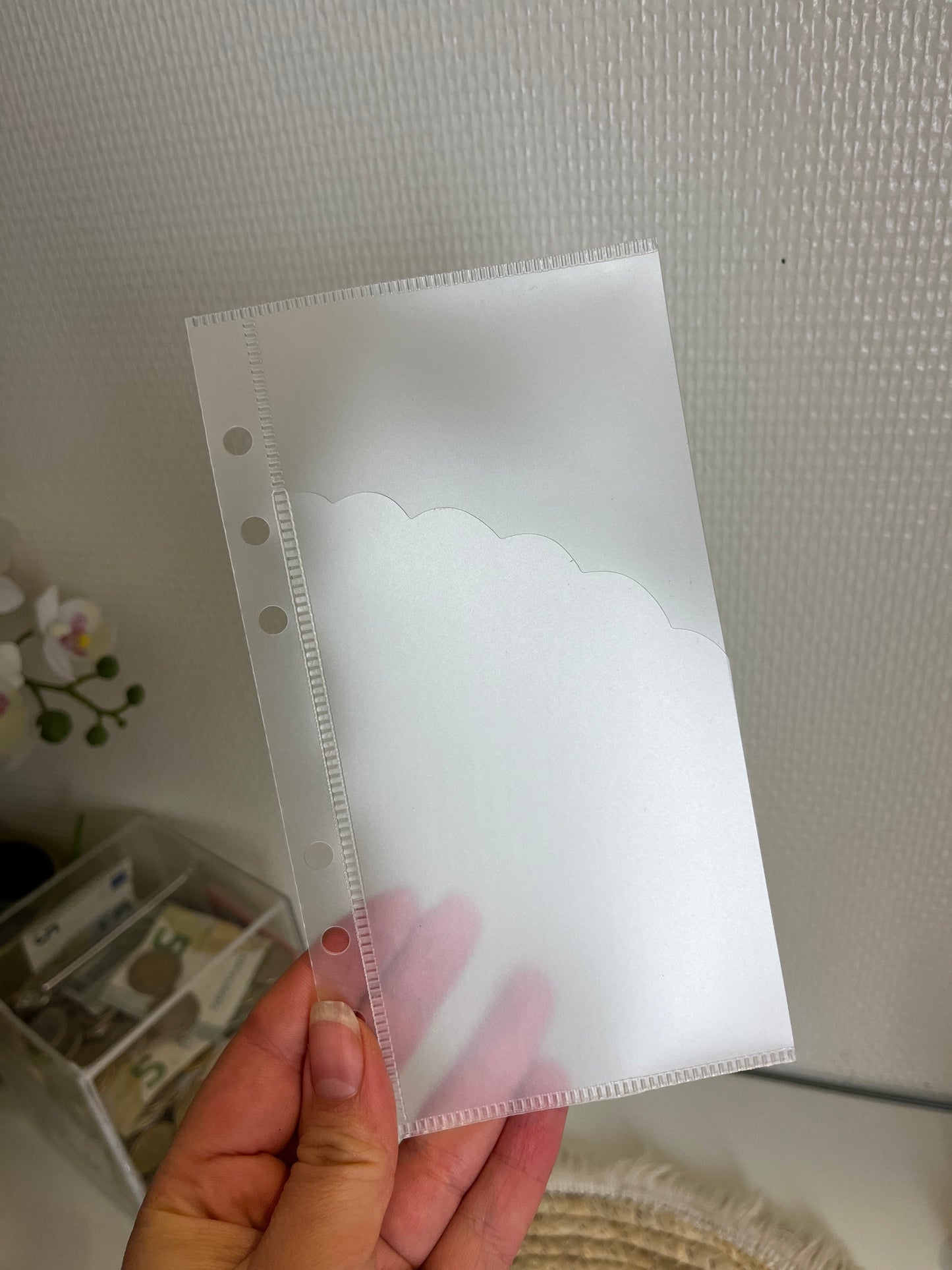 Clear 2 vaks zippers A6