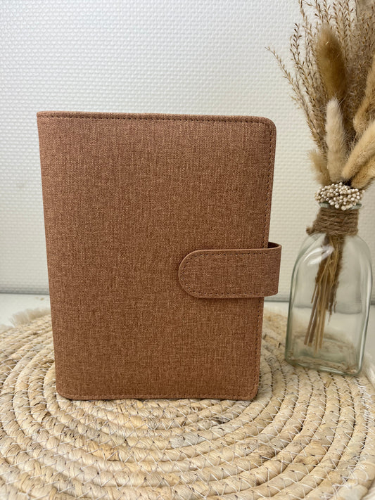 Linnen binder Camel