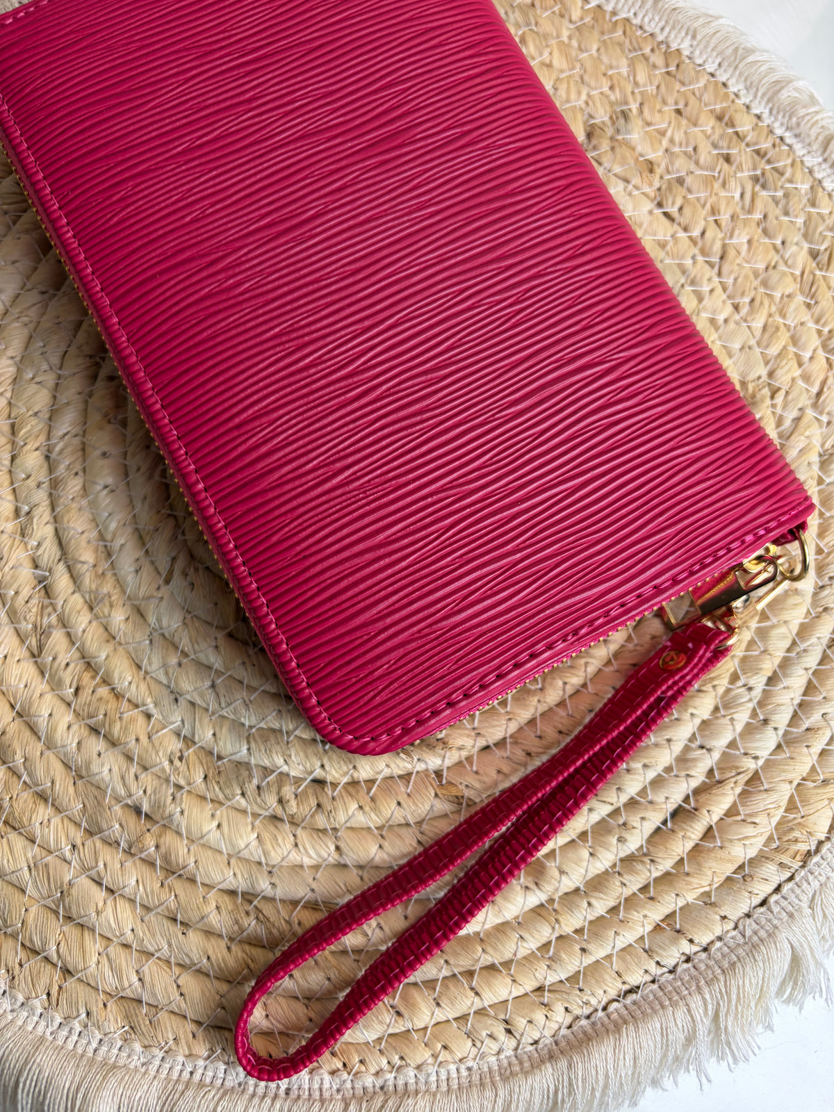 A6 portemonnee binder fuchsia