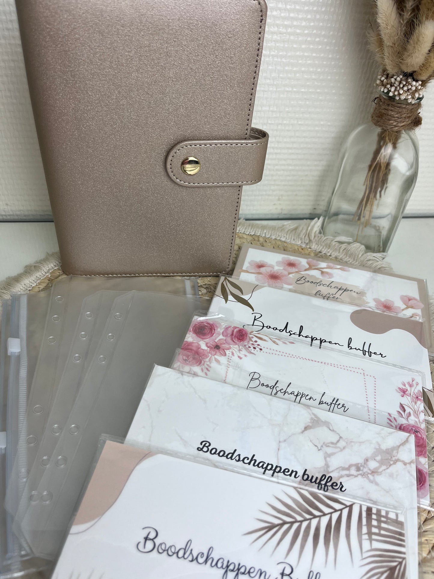 Boodschappen binder metallic A6