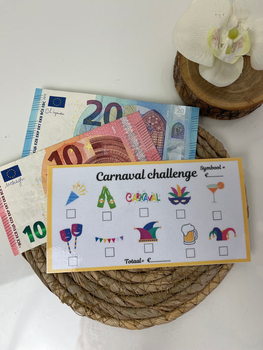 Carnaval challenge zelf te bepalen