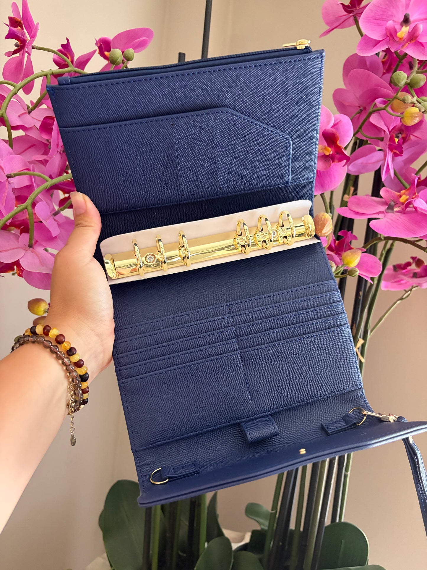 Binder A6 Sunny marine blauw