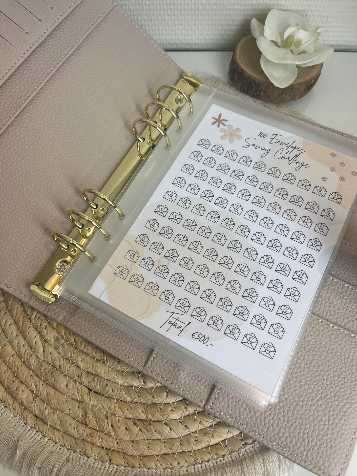 Luxe 100 enveloppe set pebble