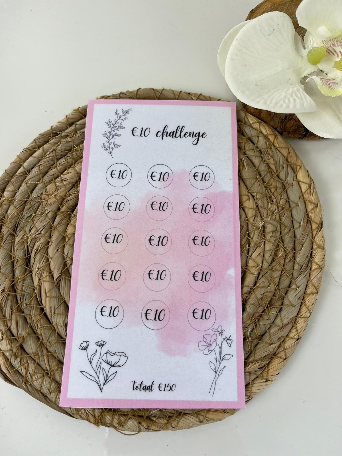 Roze cent & Euro challenges