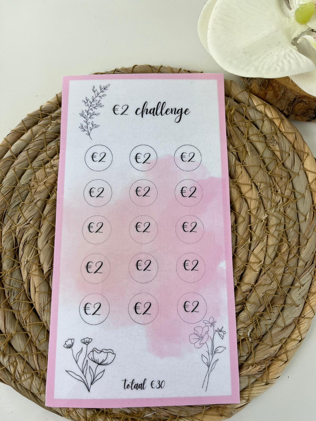 Roze cent & Euro challenges