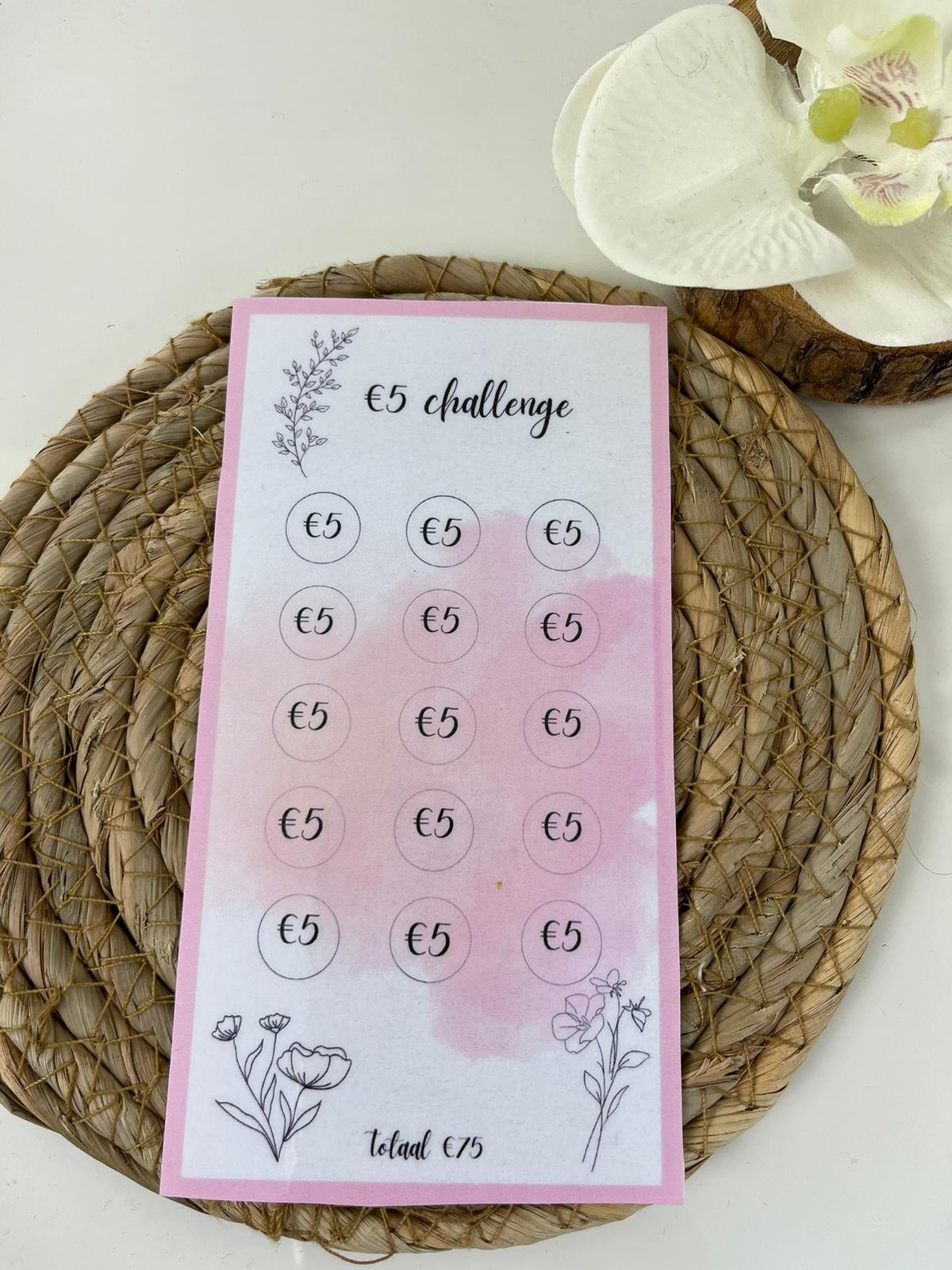 Roze cent & Euro challenges