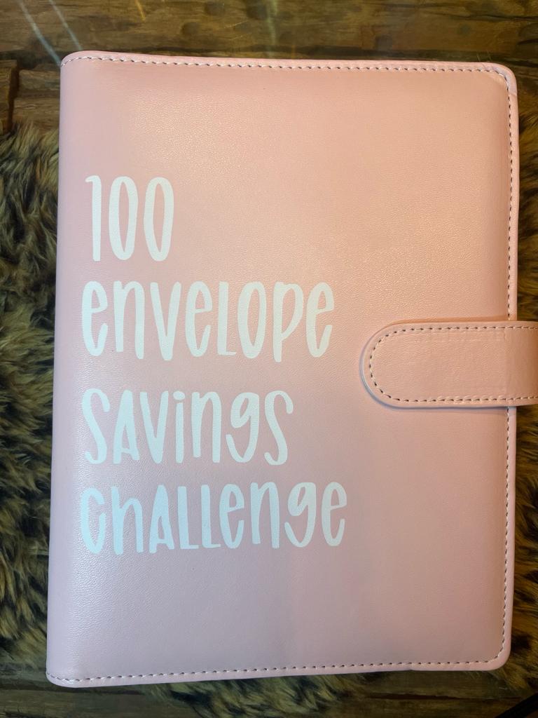 100 enveloppe challenge roze